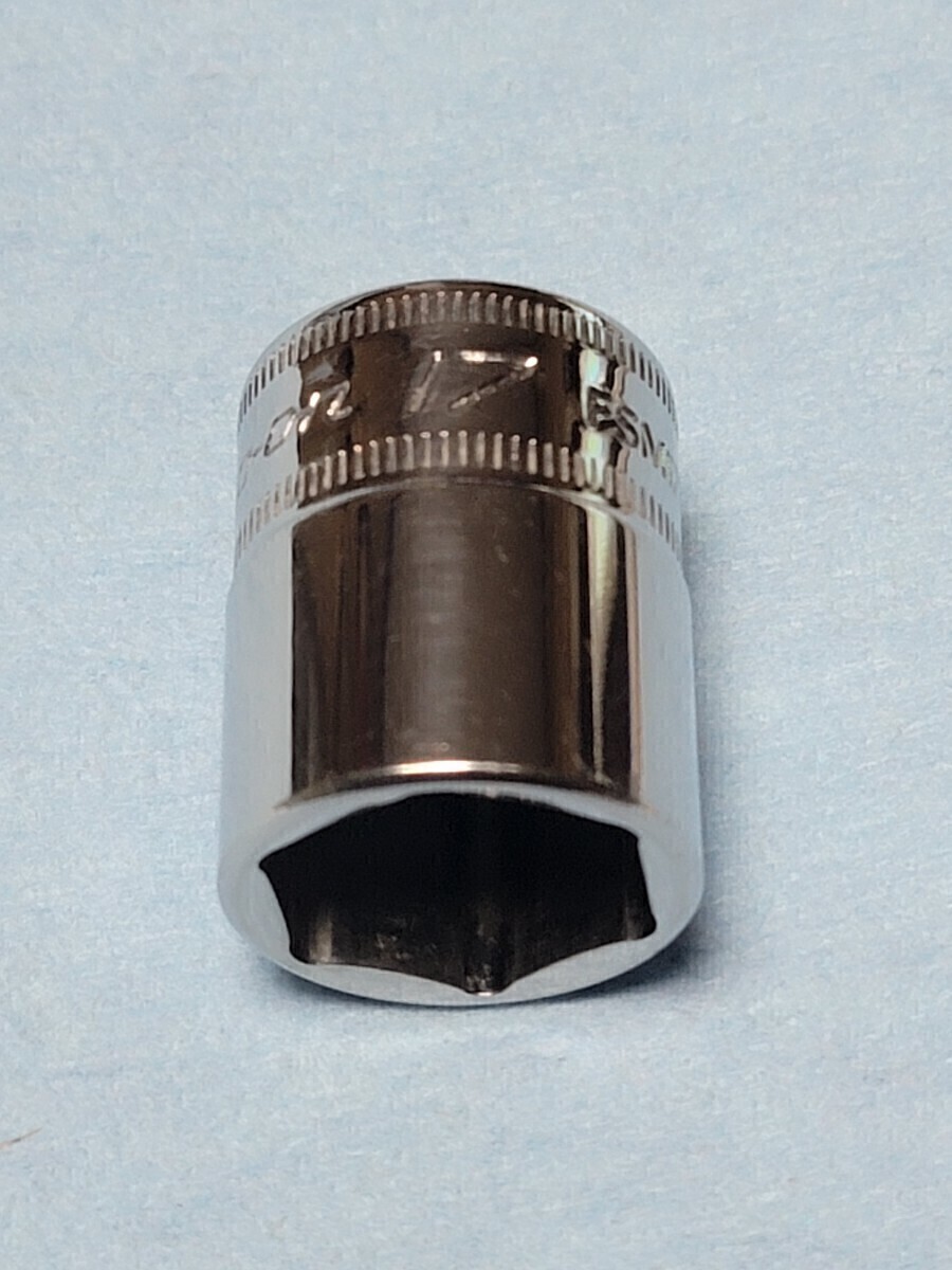 17mm 3/8 シャロー スナップオン FSM171 (6角) 中古品 美品 保管品 SNAPON SNAP-ON シャローソケット ソケット Snap-on 送料無料拍卖