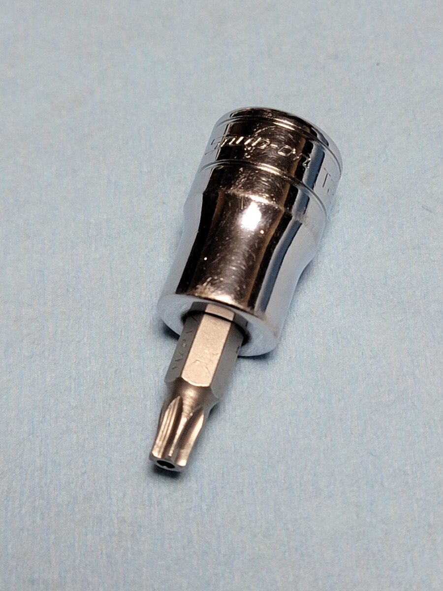 3/8 T27 スナップオン FTXR27E トルクス ソケット 中古品 美品 保管品 SNAPON SNAP-ON 送料無料 トリプル スクエア いじり防止付き拍卖