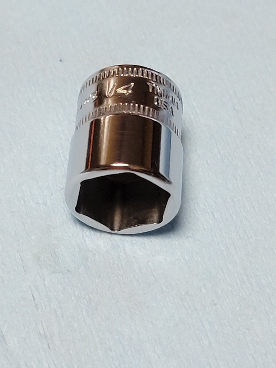 14mm 1/4 シャロー スナップオン TMM14 (6角) 中古品 美品 保管品 SNAPON SNAP-ON シャローソケット 送料無料拍卖