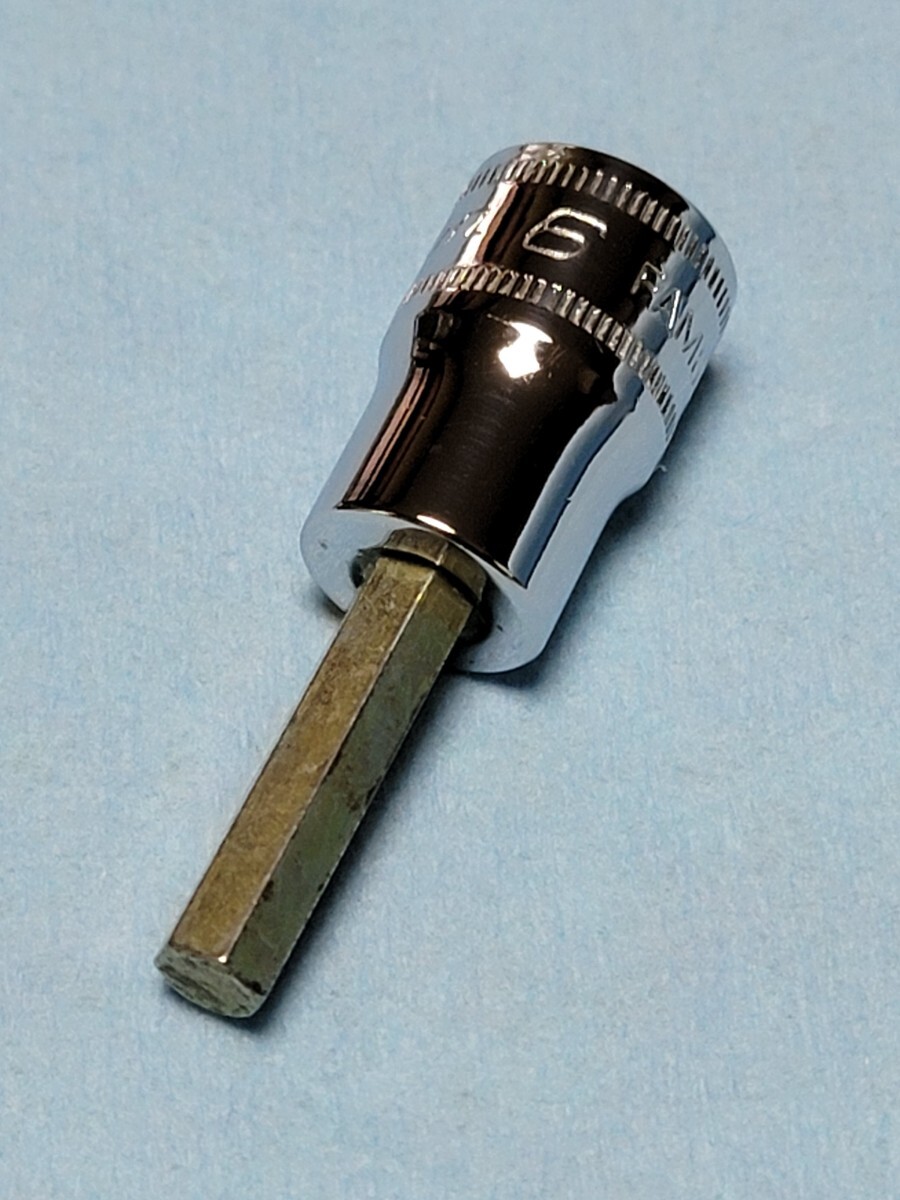 6mm 3/8 ヘックス 6角 スナップオン ヘックスソケット FAM6E 中古品 保管品 SNAPON SNAP-ON スタンダード Hex 拍卖