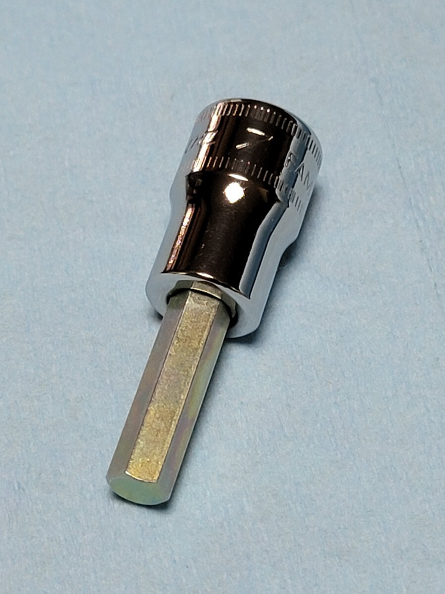7mm 3/8 ヘックス 6角 スナップオン ヘックスソケット FAM7E 中古品 美品 保管品 SNAPON SNAP-ON スタンダード Hex 拍卖