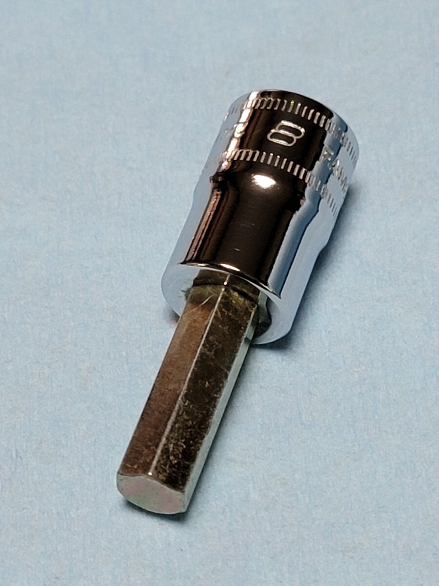 8mm 3/8 ヘックス 6角 スナップオン ヘックスソケット FAM8E 中古品 美品 保管品 SNAPON SNAP-ON スタンダード Hex 拍卖