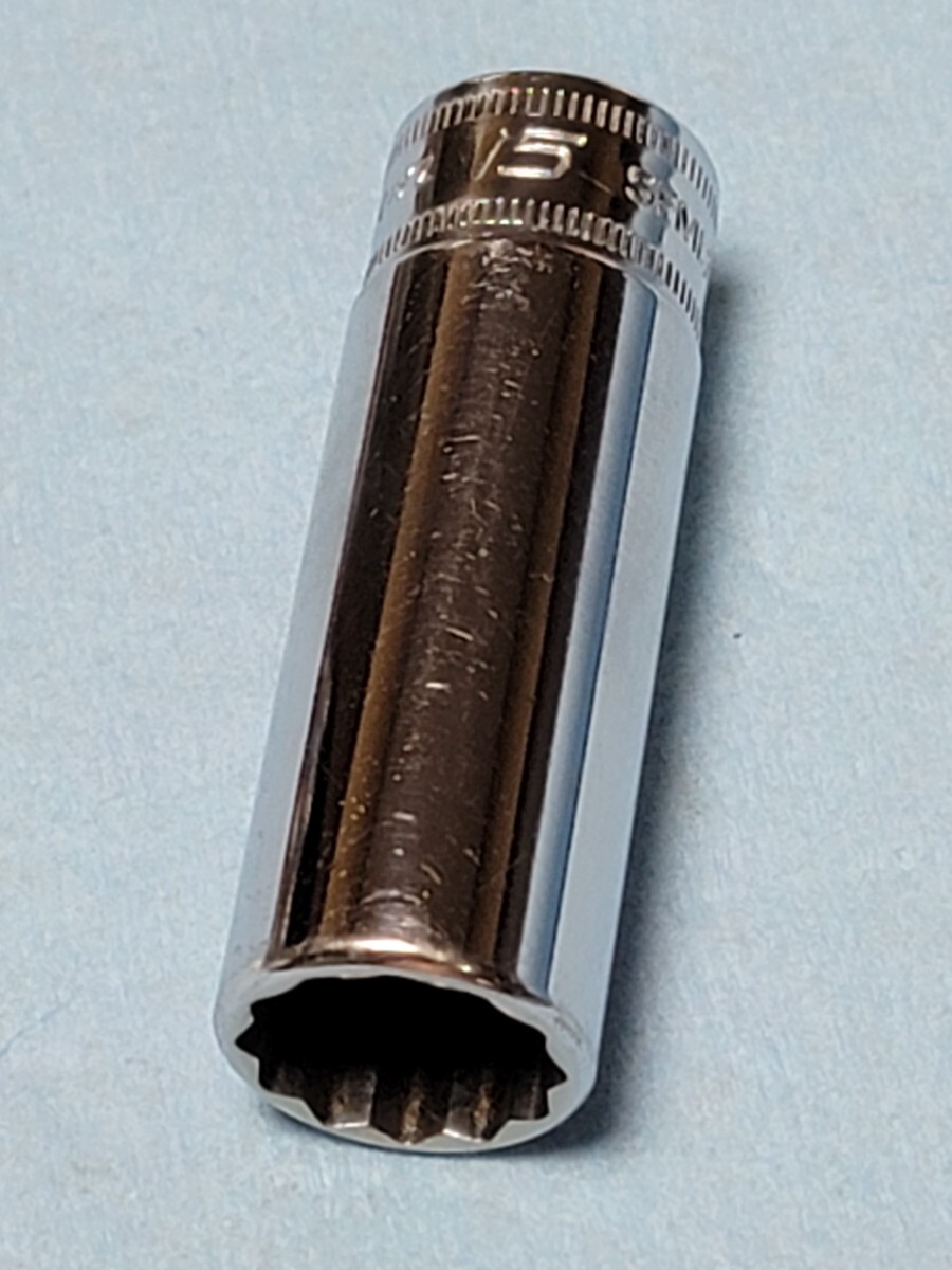 15mm 3/8 ディープ スナップオン SFM15 (12角) 中古品 保管品 SNAPON SNAP-ON ディープソケット ソケット 送料無料 Snap-on 拍卖