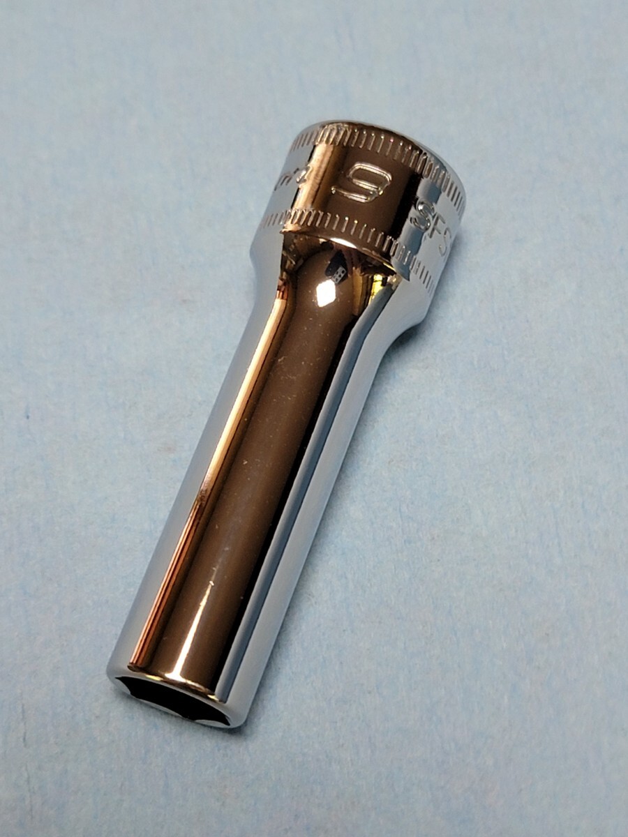 9mm 3/8 ディープ スナップオン SFSM9 (6角) 中古品 超超美品 保管品 SNAPON SNAP-ON ディープソケット 送料無料 ソケット拍卖