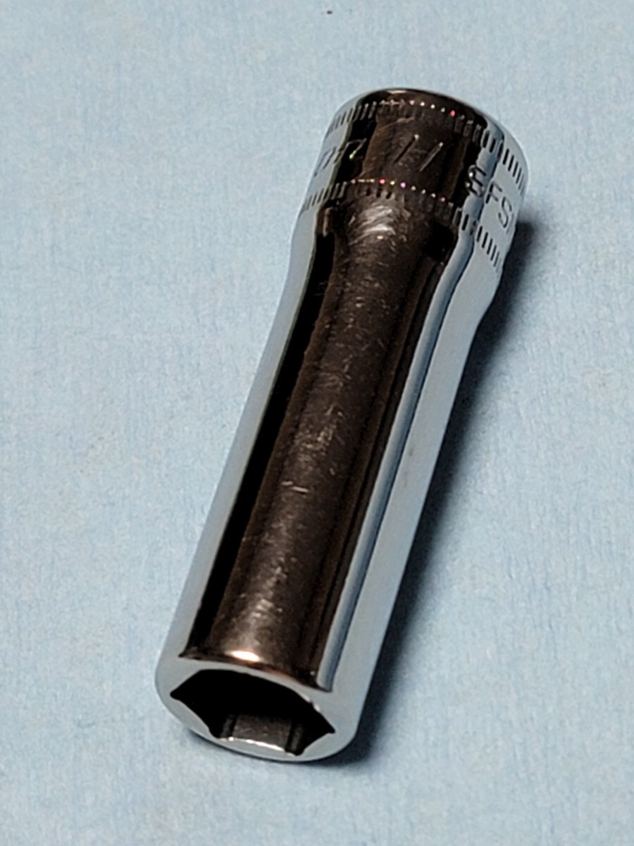 11mm 3/8 ディープ スナップオン SFSM11 (6角) 中古品 美品 保管品 SNAPON SNAP-ON ディープソケット ソケット 送料無料拍卖