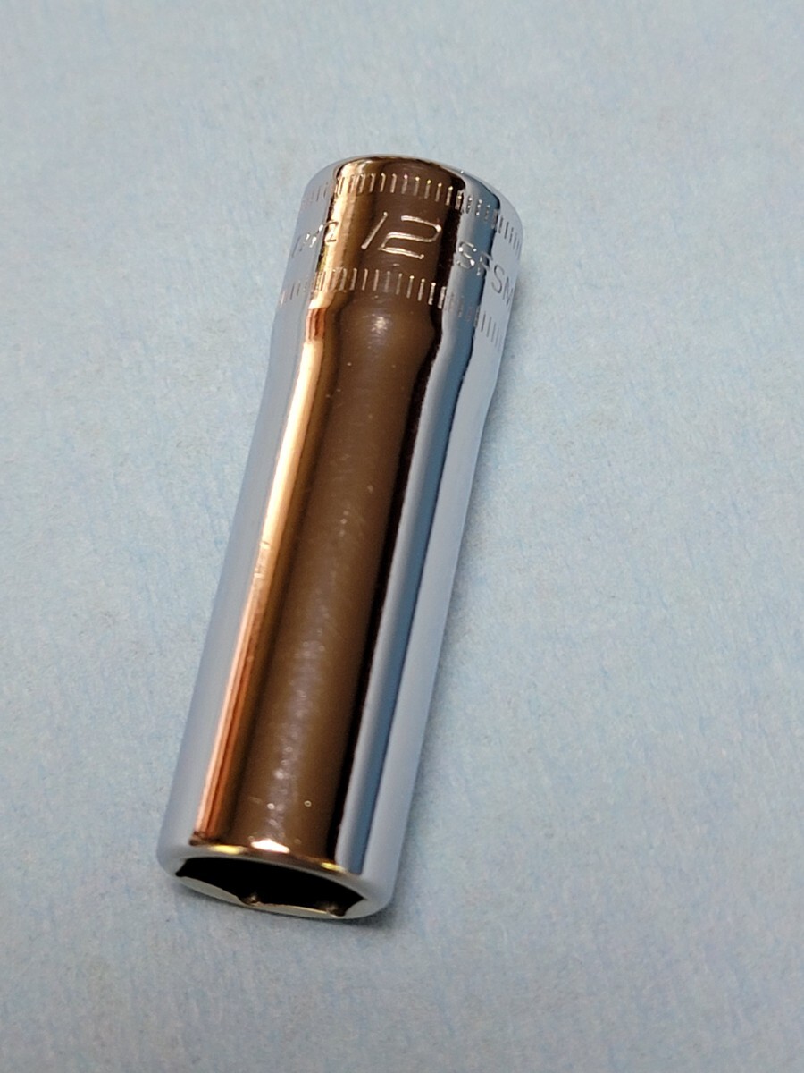 12 mm 3/8 ディープ スナップオン SFSM12 (6角) 中古品 超美品 保管品 SNAPON SNAP-ON ディープソケット ソケット 送料無料拍卖