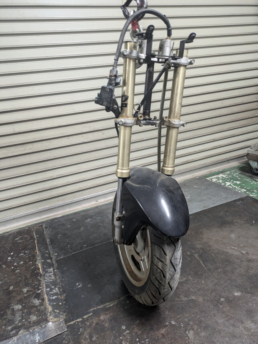 KSR50/80 フロントフォーク ホイール ブレーキ assy モンキー NSR 倒立フォーク 拍卖