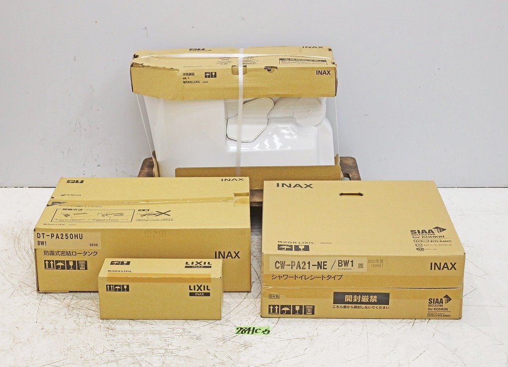 2842C25 2個口発送 未使用 INAX イナックス 洋式トイレ BC-P20HU/DT-PA250U/CW-PA21-NE/FC-AA64 2025年製 洋風便器 LIXIL リクシル拍卖