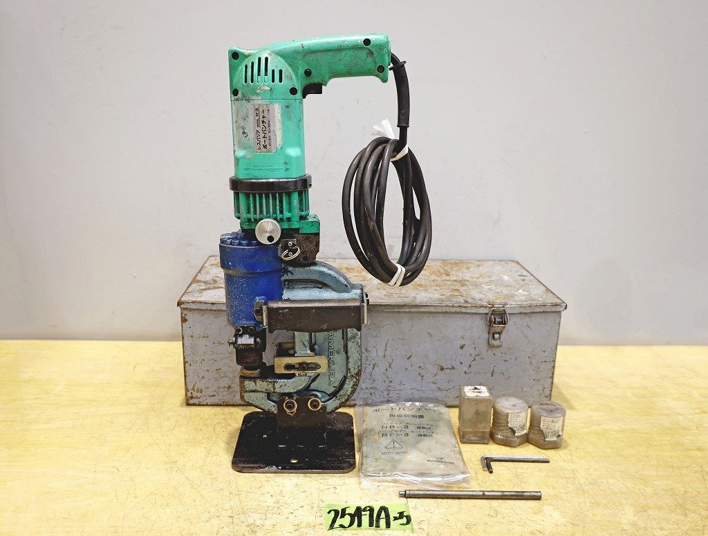 2549A25 KAMEKURA 亀倉精機 レスバリアポートパンチャー RF-3 電動油圧式 替刃/N11・N14-20・N15 穴あけ拍卖