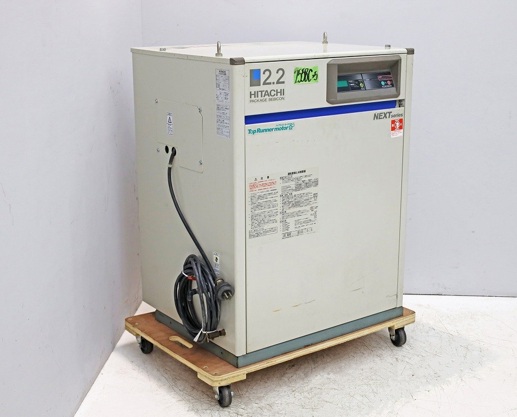 2558C25 HITACHI 日立 コンプレッサー PB-2.2MNP6 小型空気圧縮機拍卖