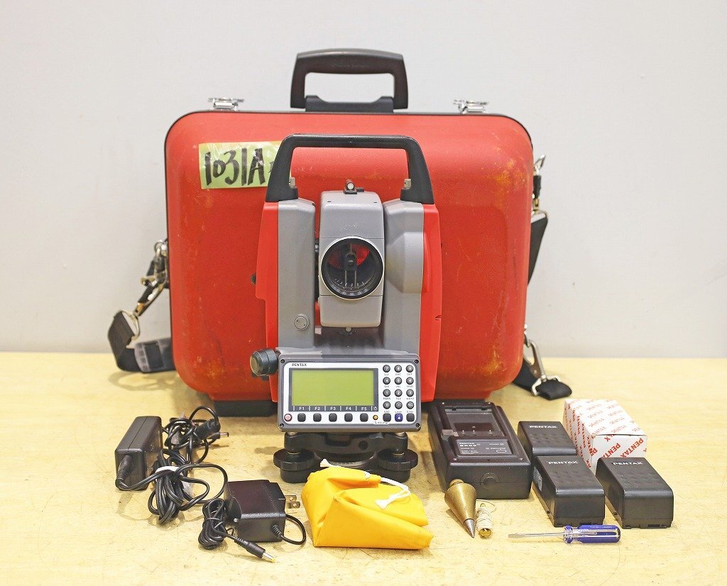 1031A25 PENTAX ペンタックス トータルステーション R-450N 測量機器 建築 土木拍卖