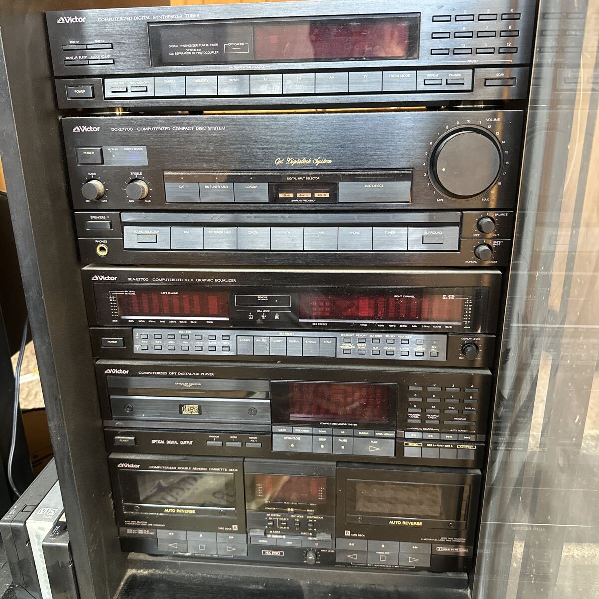 ビクター コンポシステムコンポ FX-E7700 DC-Z7700 EA-E7700 XL-E7700 TD-E7700 5台セット拍卖