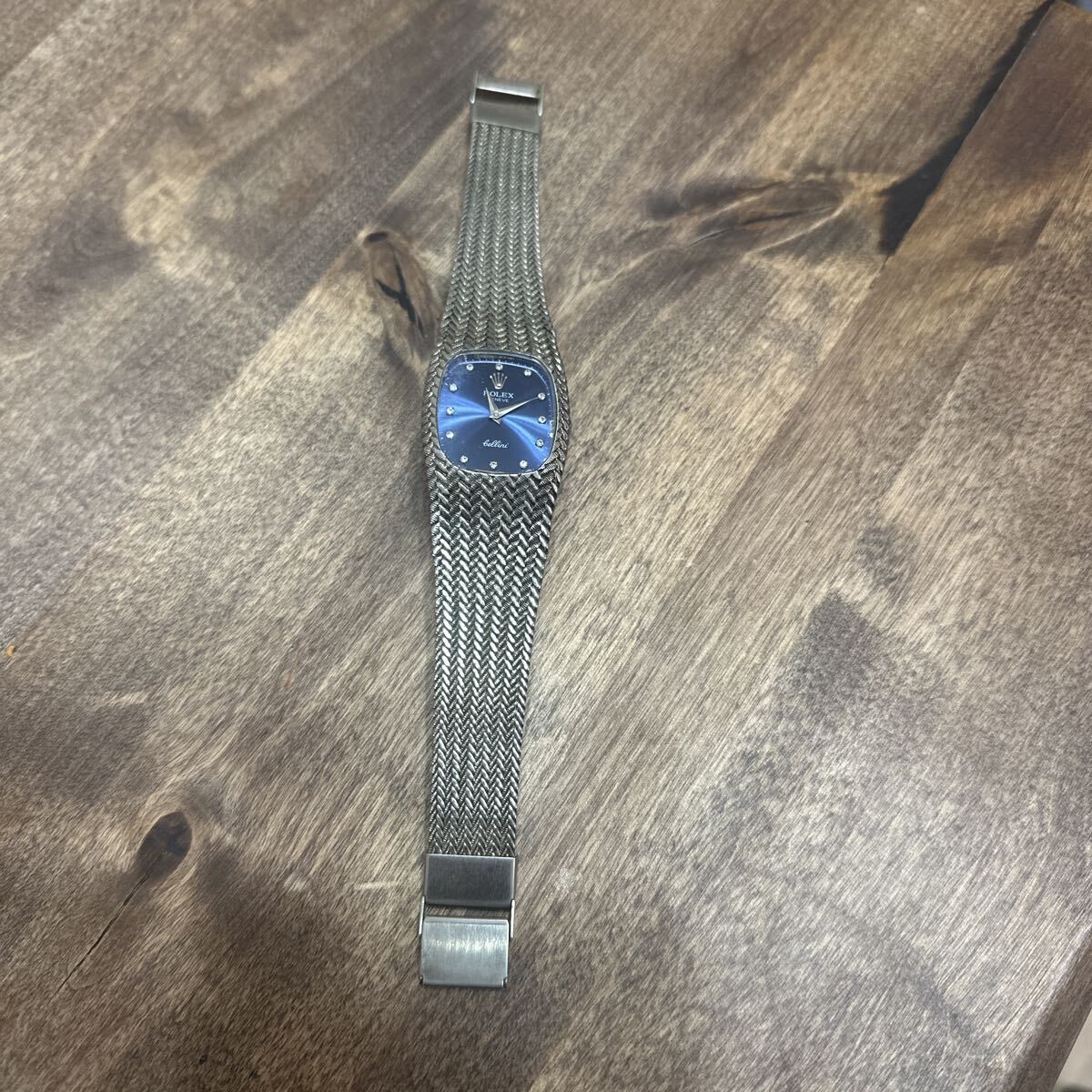 ロレックス チェリーニ レディース アンティーク ダイヤモンド文字盤 腕時計拍卖