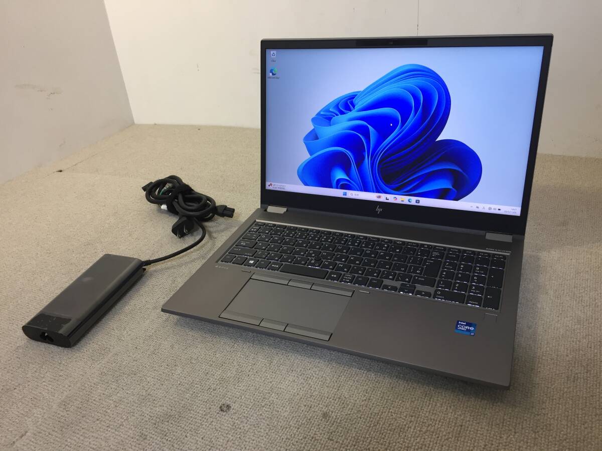 【7】【★i7第11世代★】美品 HP Zbook Fury 15.6inch G8 Core i7-11850H 2.50GHz / 32GB / 512GB SSD / NVIDIA RTX A2000/windows 11 pro拍卖