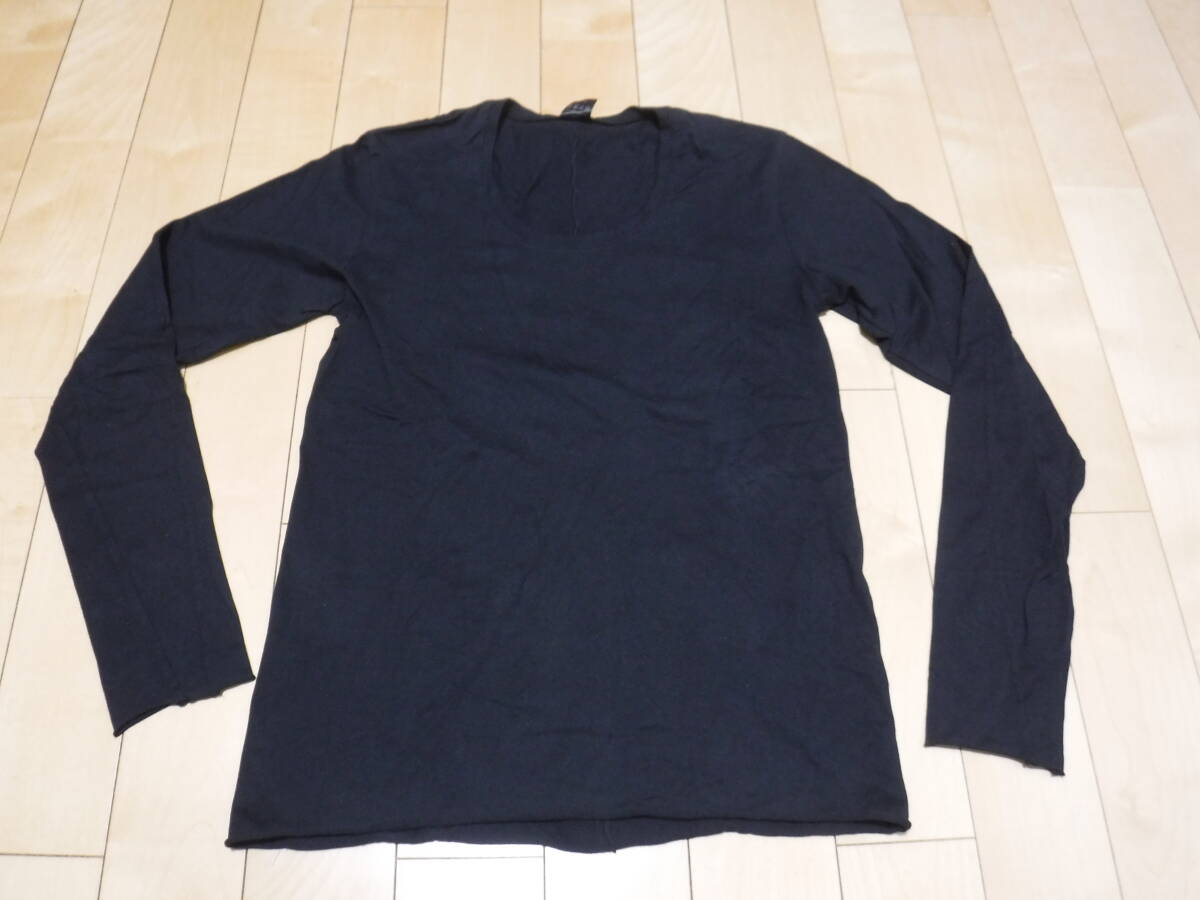 wjk Uネック 長袖Tシャツ ロンT トップス サイズM 日本製拍卖