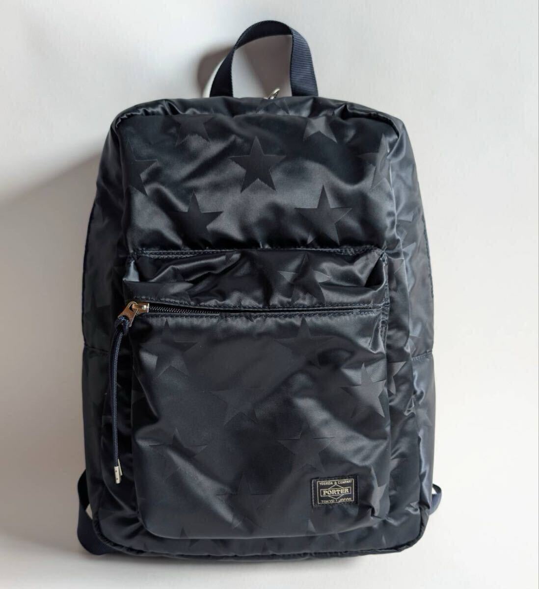 極美品 PORTER FLAG DAYPACK ポーター フラッグ デイパック ネイビー拍卖