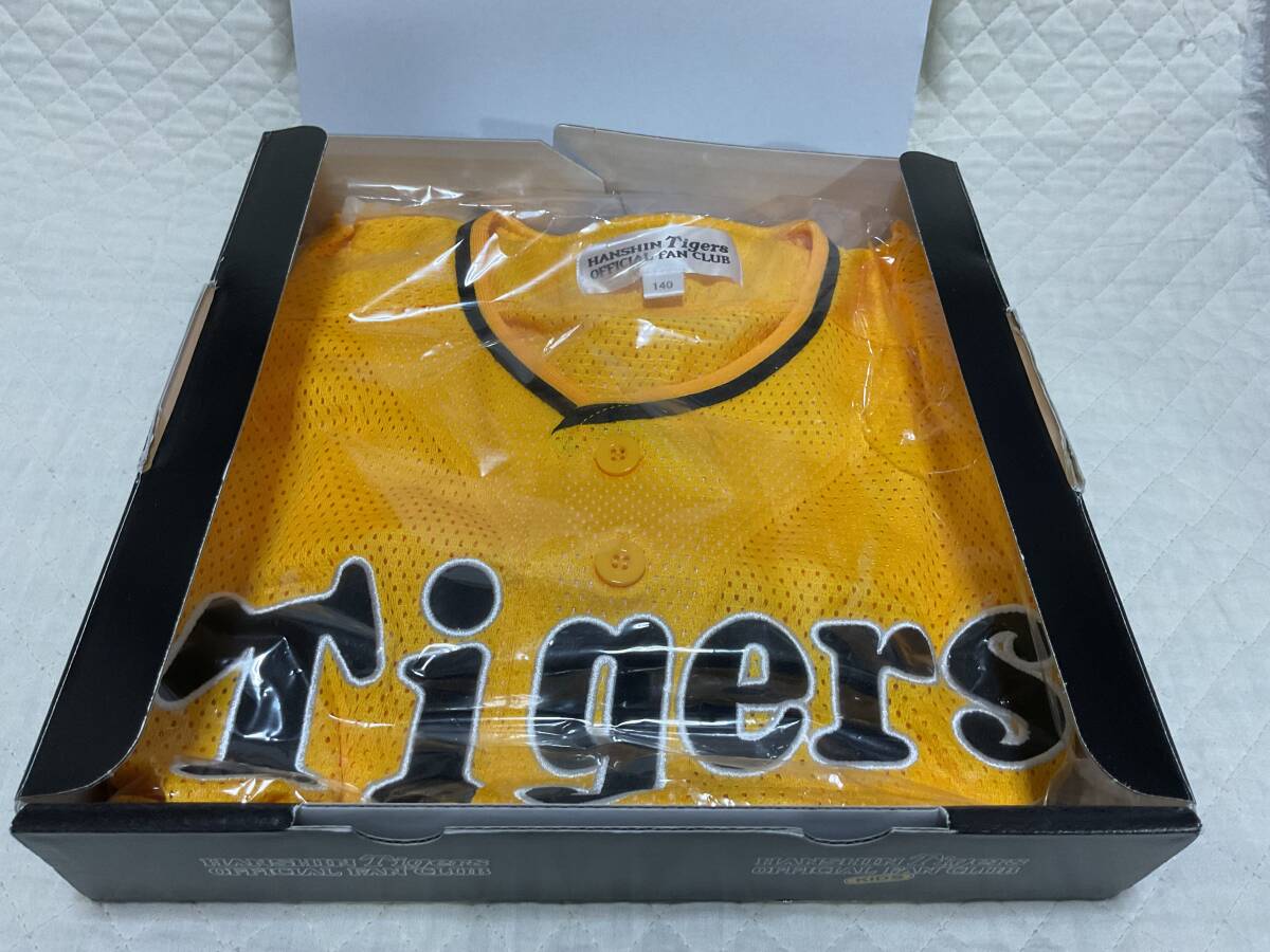 阪神タイガース キッズ 応援ユニフォーム 140サイズ メッシュユニフォーム イエロー拍卖