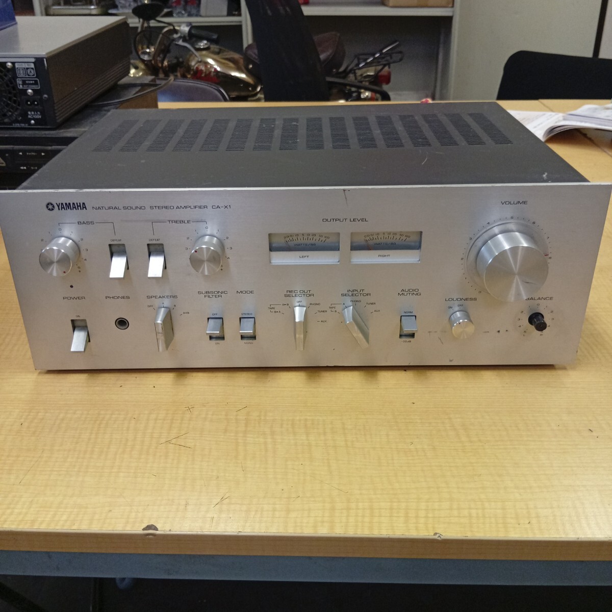 YAMAHA アンプ CA-X1 オーディオ機器★ジャンク品拍卖