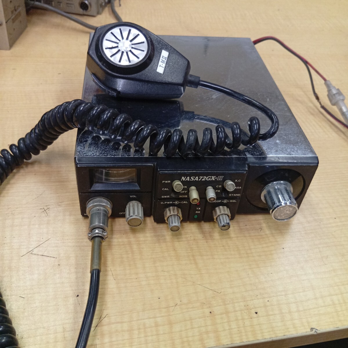 ◇CB無線機 NASA72GX-Ⅱ ナサQ T-MⅡロックマイク 付き27MHz 無線機 モービル機 現状品◇◆拍卖