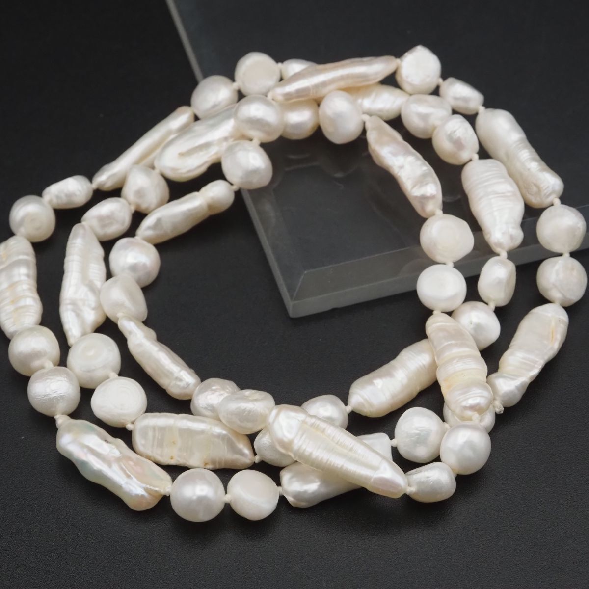 H212 バロックパール 真珠 ネックレス デザイン 6月誕生石拍卖