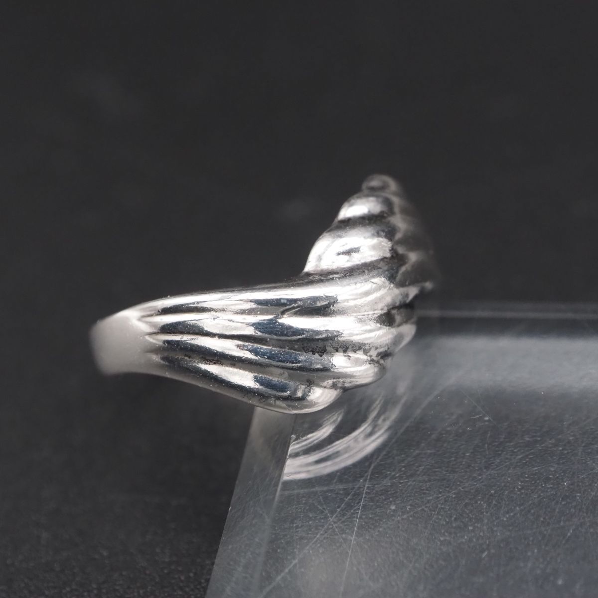 H663 ヴィンテージ SILVER925刻印 リング デザイン シルバー 指輪 14号拍卖