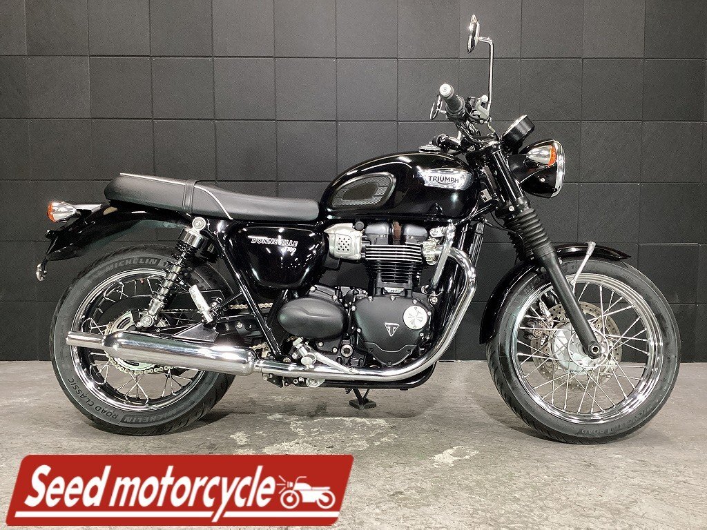 トライアンフ ボンネビルT100★美車★水冷モデル・ノーマル車・エンジンガード装備・低金利ローン・バーチカルツイン・TRIUMPH spg1669拍卖