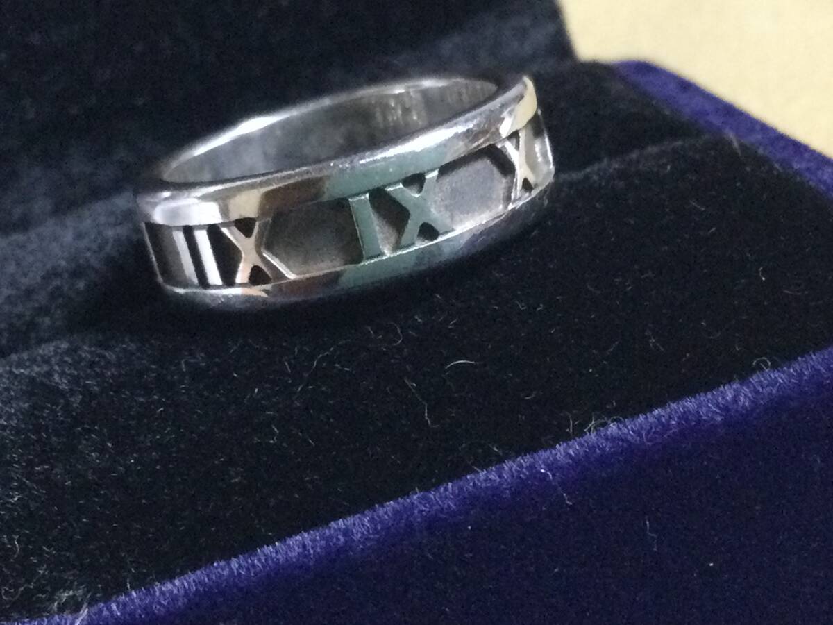 ★ティファニー指輪 TIFFANY&Co. アトラスリング シルバーSV925 8.5号拍卖