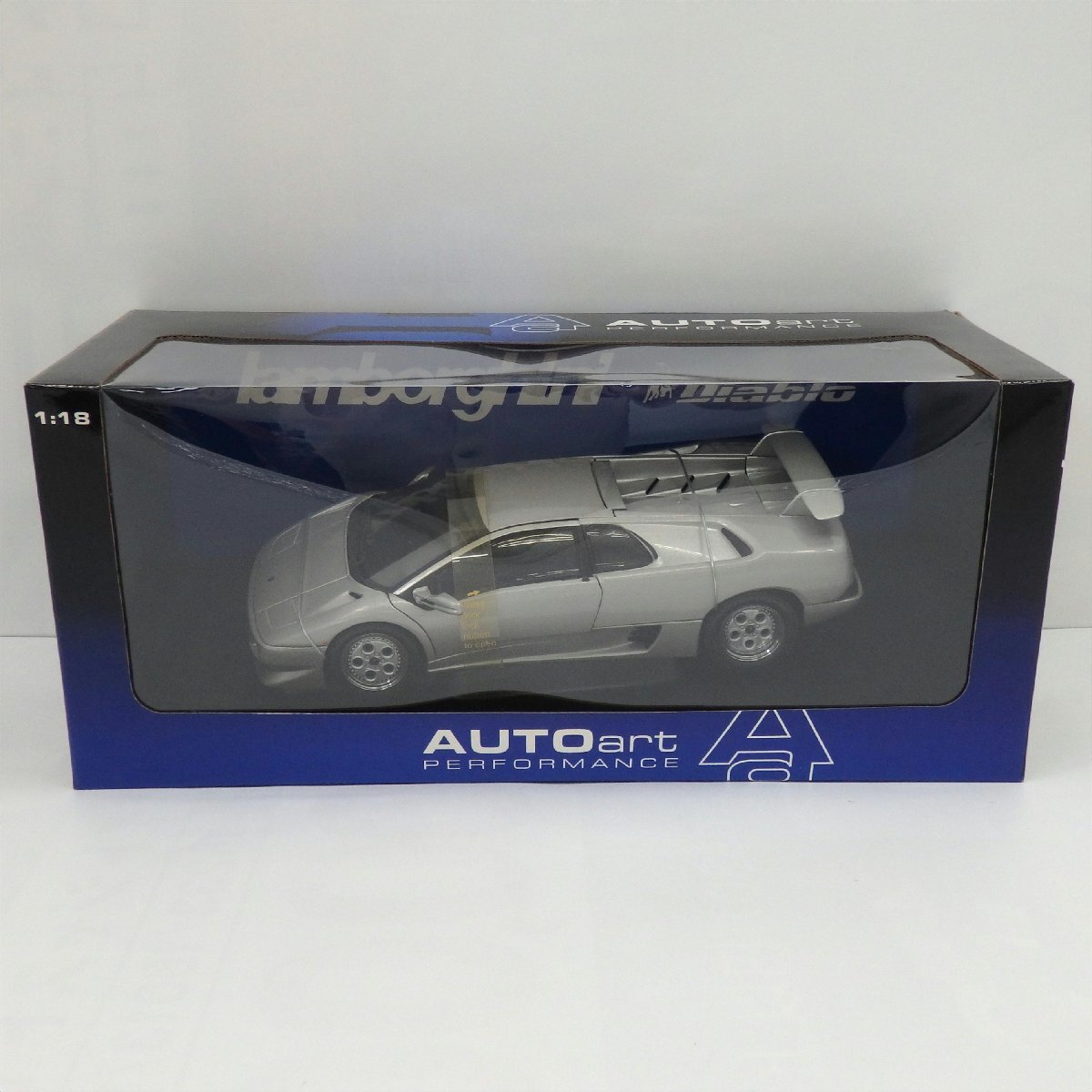 1円【未使用】AUTO art オートアート/ランボルギーニ ディアブロ ワーペ VT 1/18 シルバー/70071/77拍卖