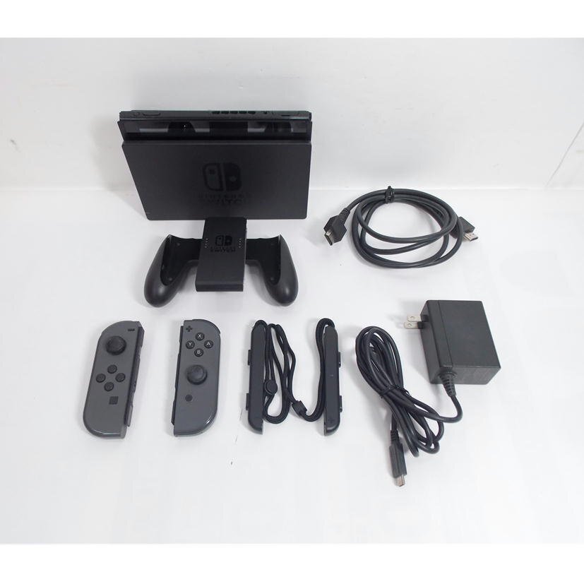 1円【ジャンク】Nintendo 任天堂/ニンテンドースイッチ 本体 グレー 箱無し/42拍卖