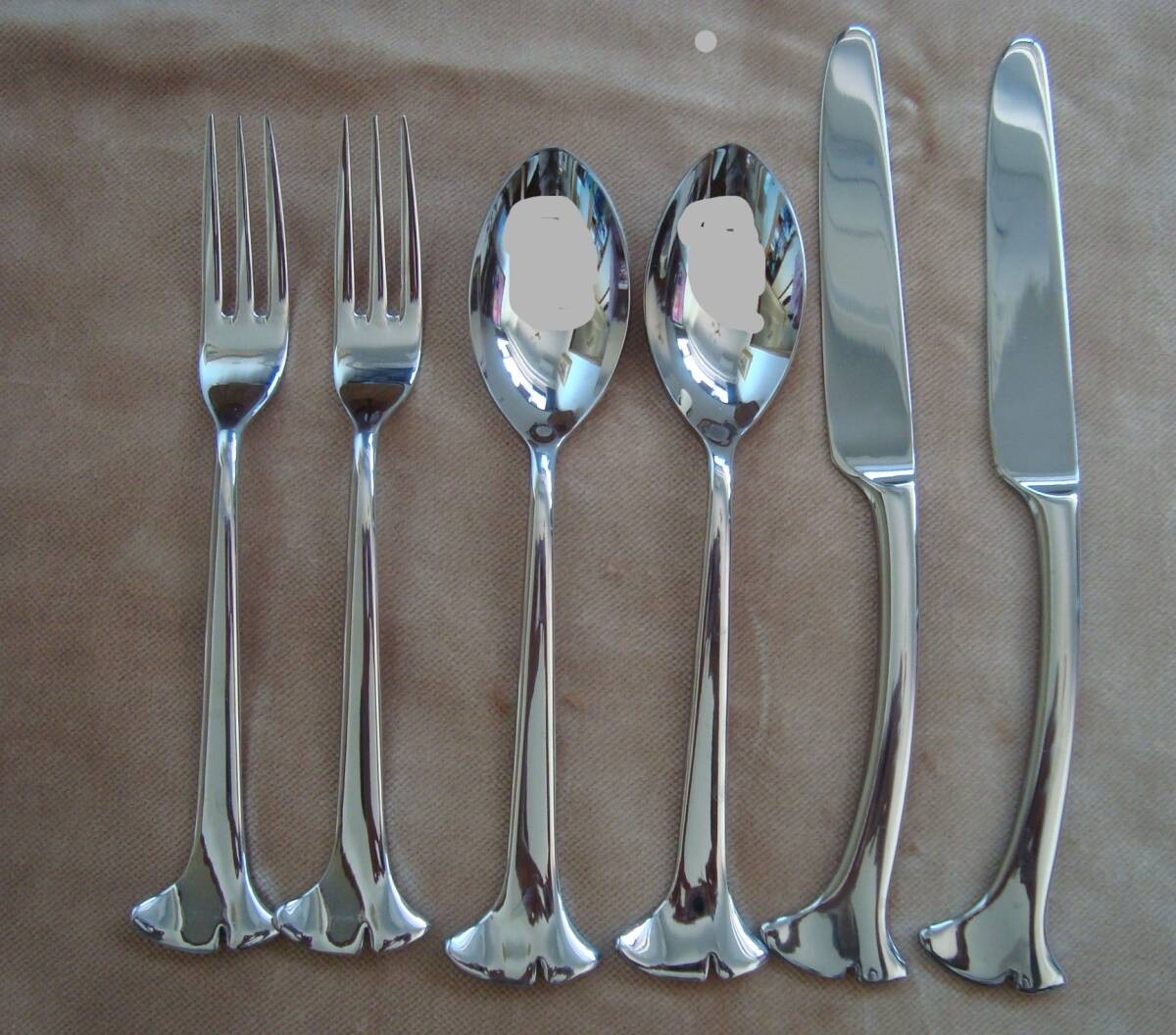 カトラリー ANJERA CUMMINGS アンジェラカミングス スプーン、フォーク、ナイフ 各2セット 美品拍卖