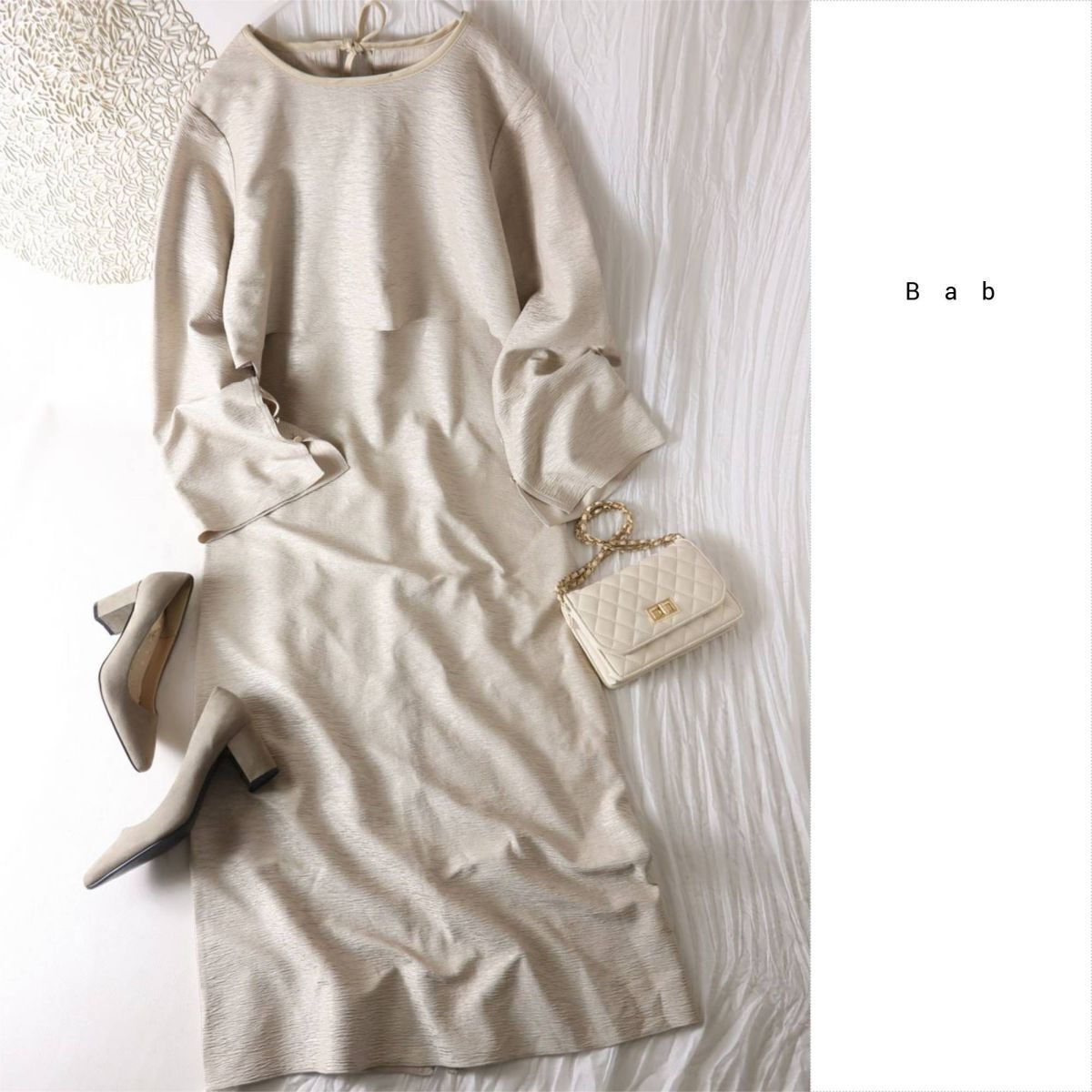新品☆ブージュルード/Bab☆洗える レイヤードライクワンピース Mサイズ☆A-O 5369拍卖