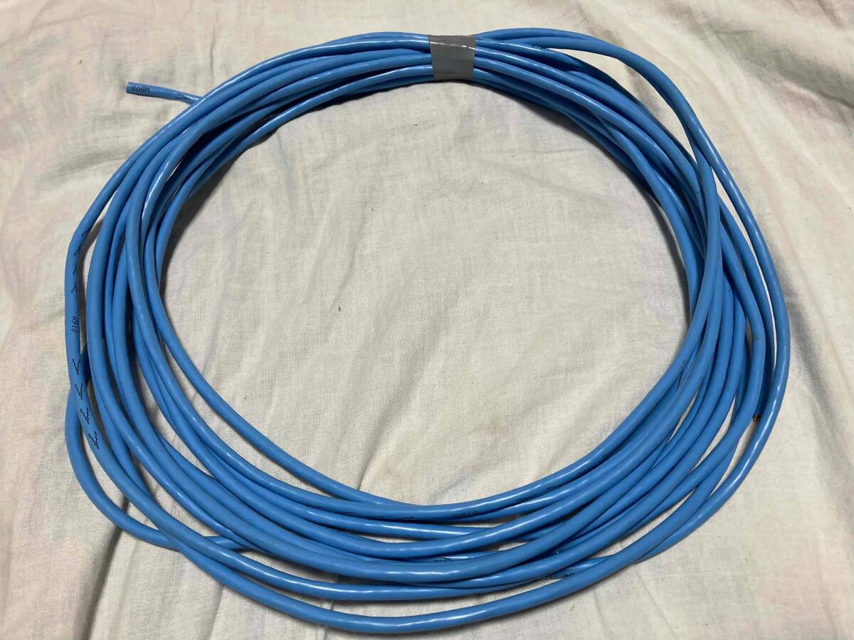 送料無料!Cat5e 10m LANケーブル!作業時の端線のため998円即決!定番のスカイブルー!安心のジャパン配線製造会社「日本製線」社製!拍卖