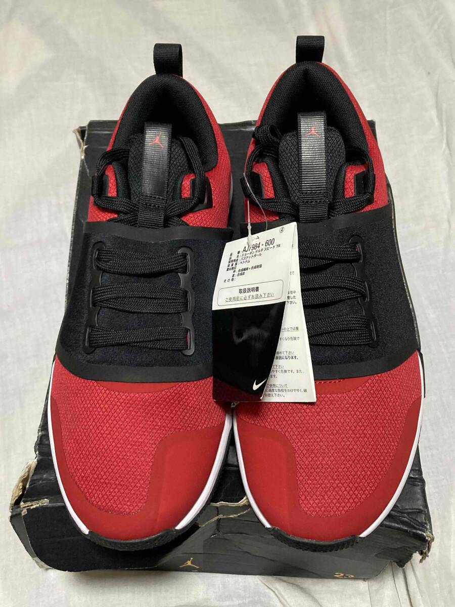 送料無料!新品未使用!9998円即決!JORDAN DELTA SPEED TR!LOWバスケシューズ!トレーニング全般に最適!赤黒でファイト系にもぜひ!拍卖