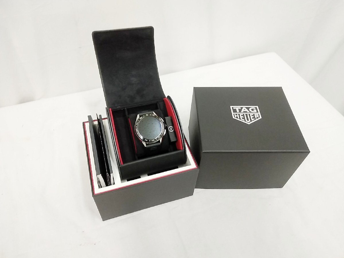 TAG Heuer タグホイヤー 腕時計 デジタル SBG8A スマートウォッチ 箱有 コネクテッドウォッチ / 名古屋発11-18□拍卖