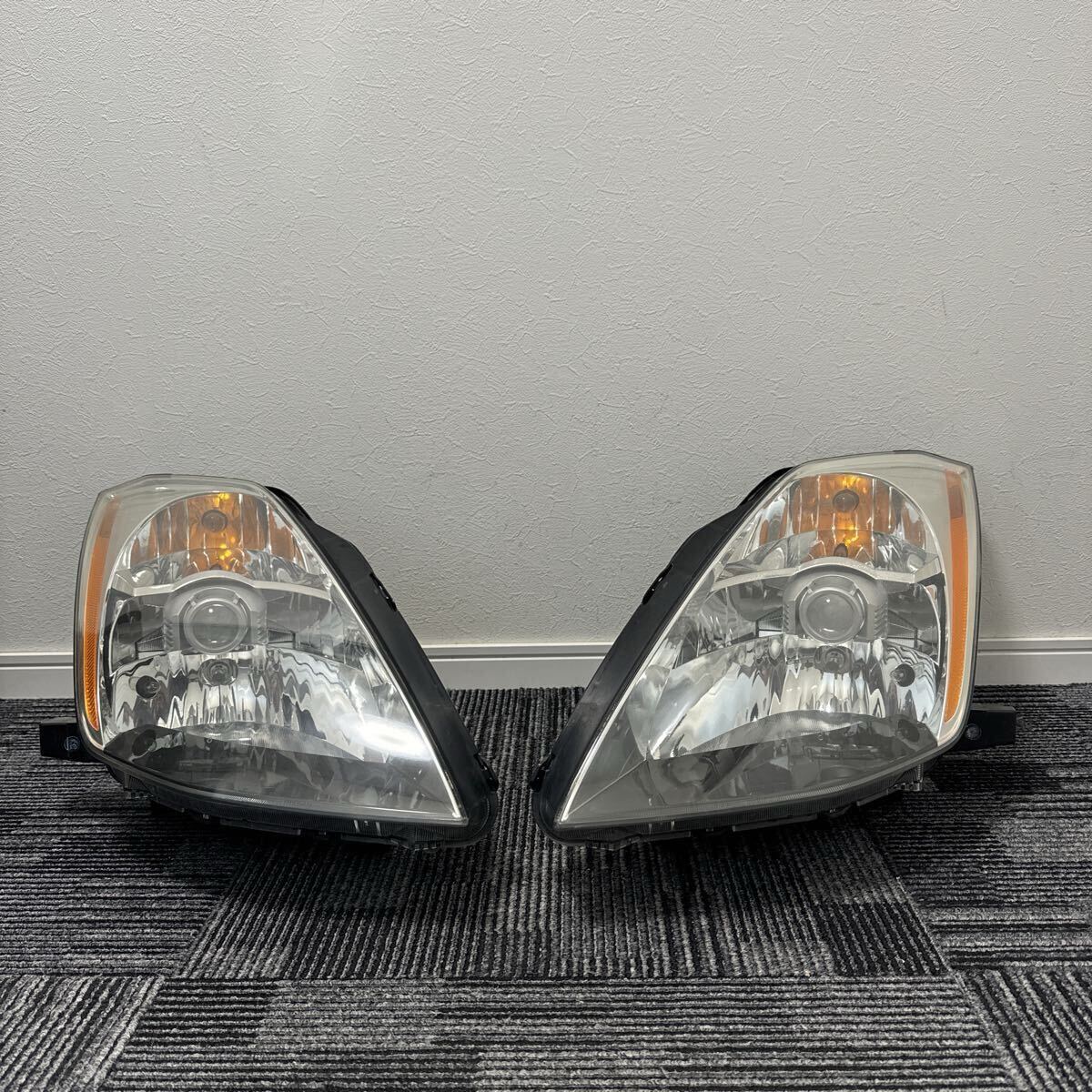 中古 日産 Z33 フェアレディZ 前期 純正 HID キセノン ヘッドライト 左右セット KOITO 100-63705 バーナー バラスト付き ④拍卖