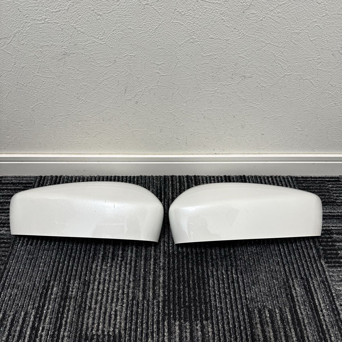 マツダ DJ DJ3 DJ5 デミオ 純正 ドアミラー カバー 左右セット 白 25D スノーフレイクホワイトパールマイカ アクセラスポーツ BMEF拍卖