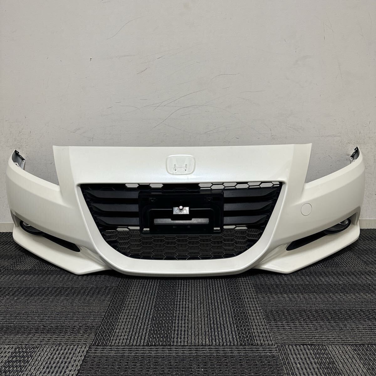 HONDA ホンダ DAA-ZF1 CR-Z CRZ 純正 フロントバンパー グリル フォグ 左右セット NH624P ホワイトパール 白 ②拍卖