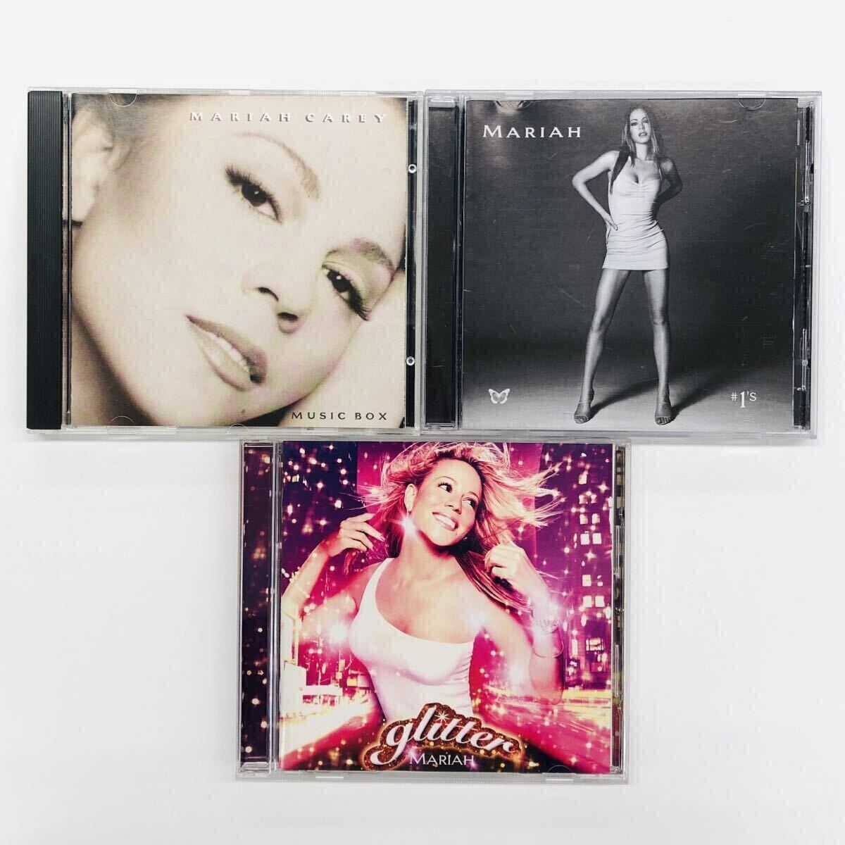【中古CD】Mariah Carey(マライア キャリー)/MUSIC BOX・♯1's・glitter アルバムCD3枚セット Hero・Without You・Loverboy他 和訳歌詞付き拍卖
