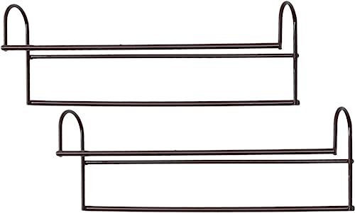 ブラウン 川端滝三郎商店 吊り下げ ハンガー 衣類収納アップハンガー ウォークインクローゼット 収納 ハンガーパイプ 服 かける 拍卖