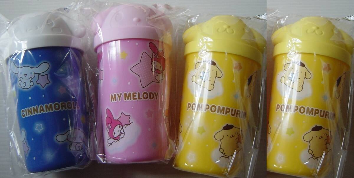 2025年 サンリオキャラクター大賞当りくじ タンブラー ポムポムプリン(2) シナモロール(1) マイメロ(1)拍卖