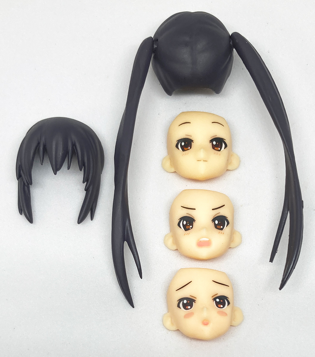 figma 『けいおん!』 中野 梓 制服ver. 髪&顔パーツ 現状品 アクションフィギュア パーツ ジャンク 部品取りに拍卖