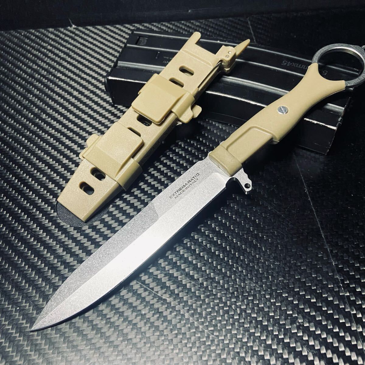 【日本在庫あり 翌日発送 】鋼製 アウトドア シースナイフ キャンプ ハイキング 野外登山 86g サバイバルナイフ 拍卖