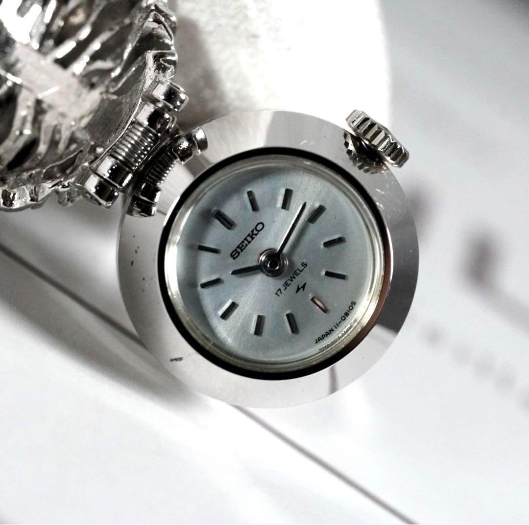 1円 スタート SEIKO セイコー リングウォッチ レトロ アンティーク 手巻き 時計 vintage antique wacth 1スタ 激レア拍卖