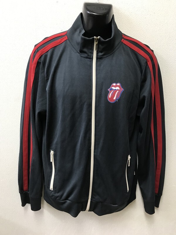 4503 メンズ 【 BC ETHIC ローリングストーンズ トラックジャケット 】 サイズ:L 色:グレー拍卖
