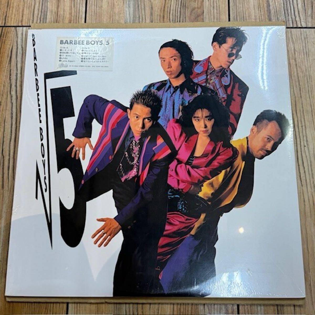 未開封SEALEDレコード! BARBEE BOYS / √5 / LP / 28・3H-5066 / 89年希少盤 / バービーボーイズ拍卖