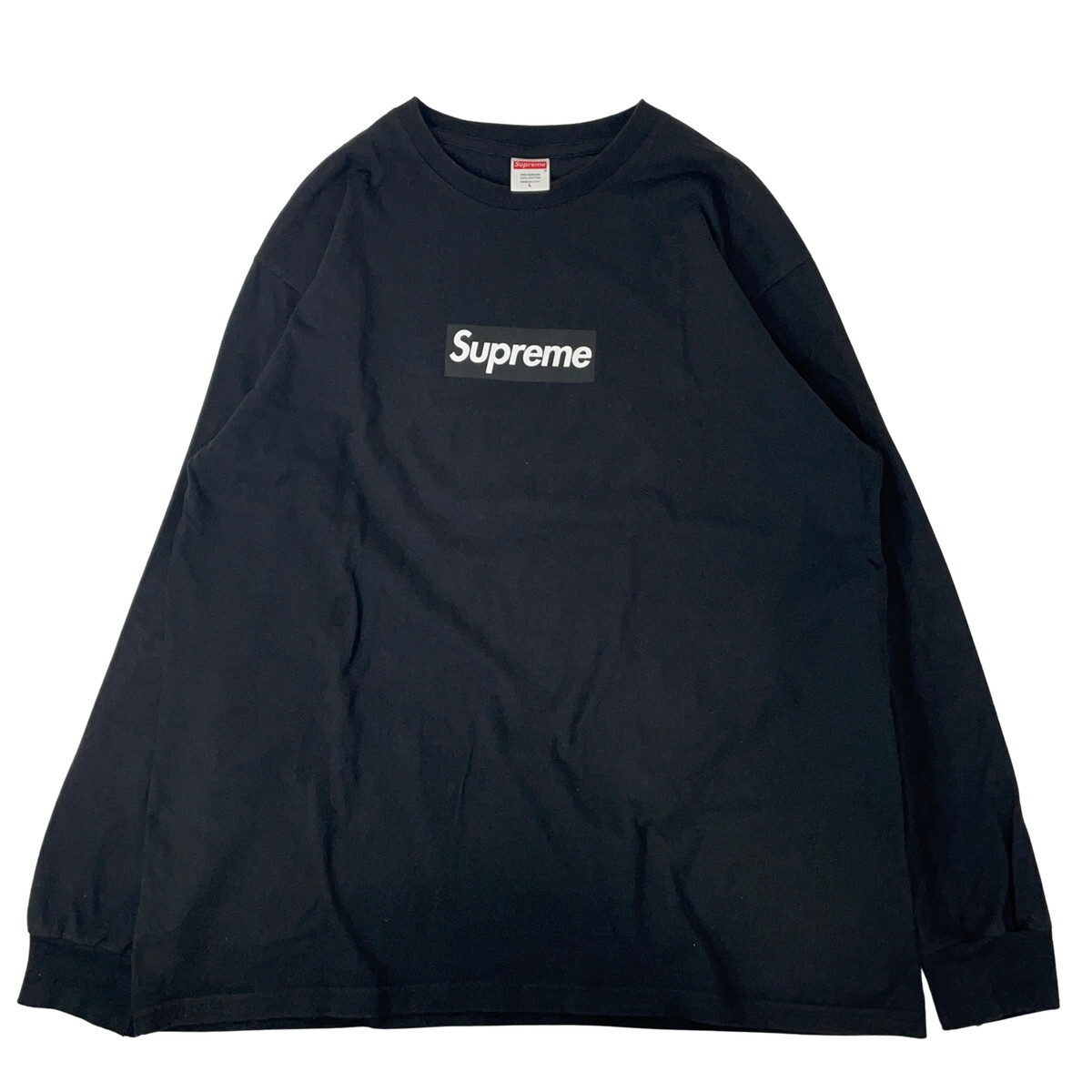 シュプリーム Supreme Box Logo L/S Tee ロングTシャツ ロンT ボックスロゴ ブラック BLACK 長袖 L拍卖