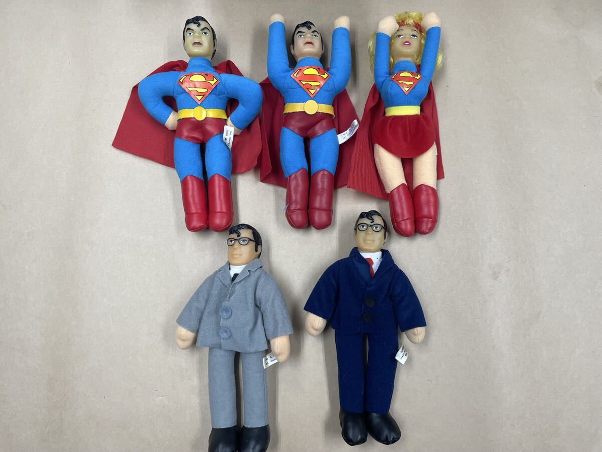 スーパーマン・クラークケント・スパーガール ぬいぐるみフィギア セット拍卖