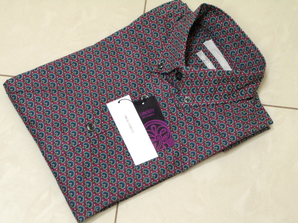 1.7万 新品 S ハイストリート 長袖シャツ リバティ LIBERTY 送料無料 657拍卖