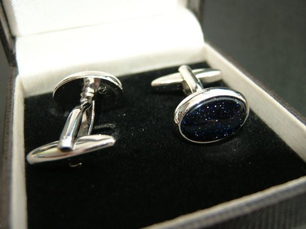 新品 ハイストリート カフス カフリンクス英国イングランド製ラメ入り HIGHSTREET拍卖