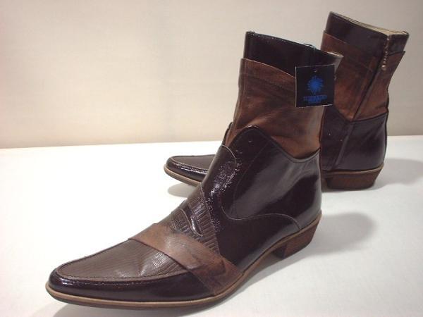 4.3万 新品 トルネードマート本革レザーブーツS茶TORNADOMART5114拍卖